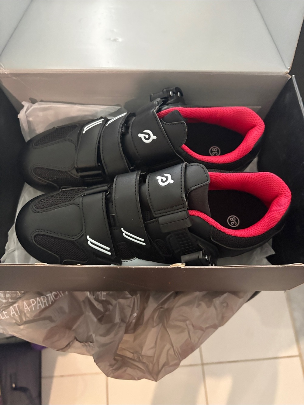 NEW Peloton Official Spin Bike Clip Shoes Size 38 US 7